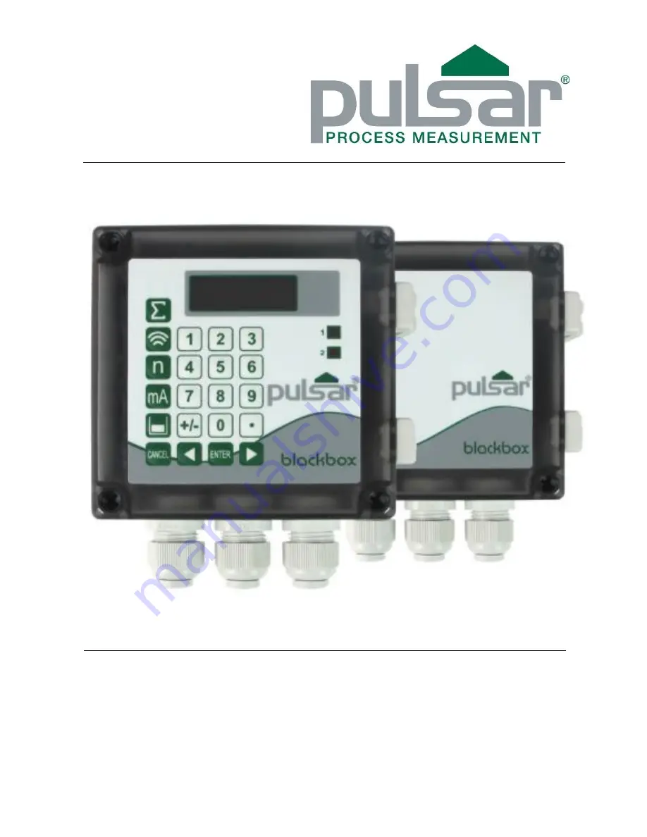 Pulsar blackbox 130 Instruction Manual Download Page 1