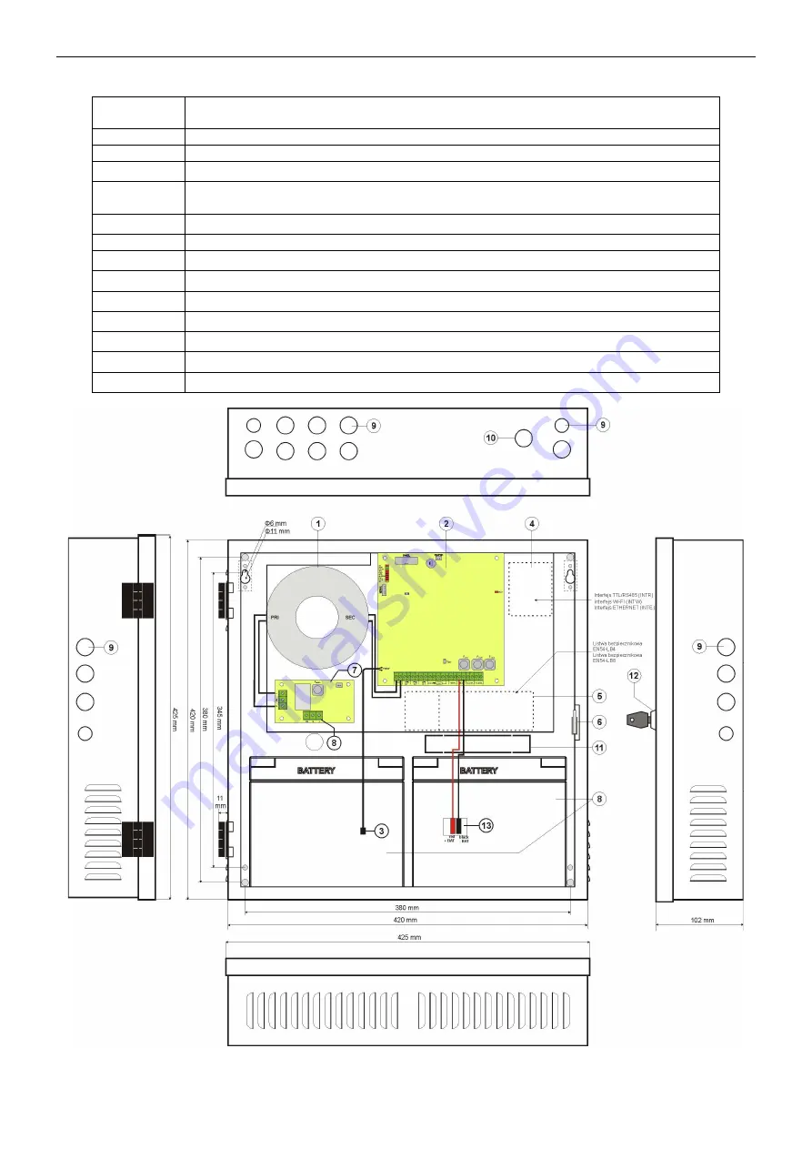 Pulsar EN54-5A17LCD Manual Download Page 10