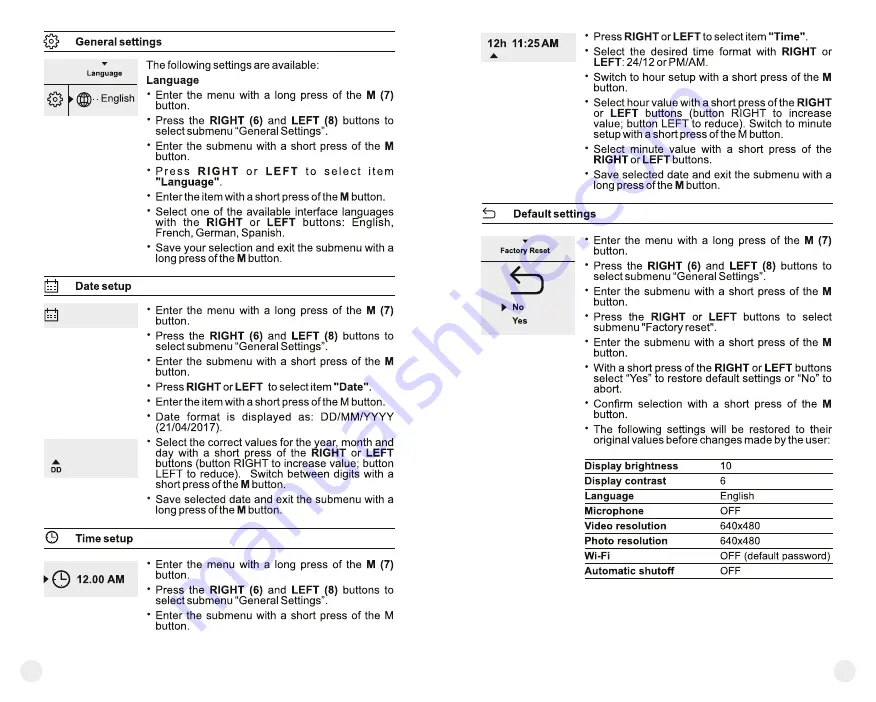 Pulsar Forward FN135 Instruction Manual Download Page 10