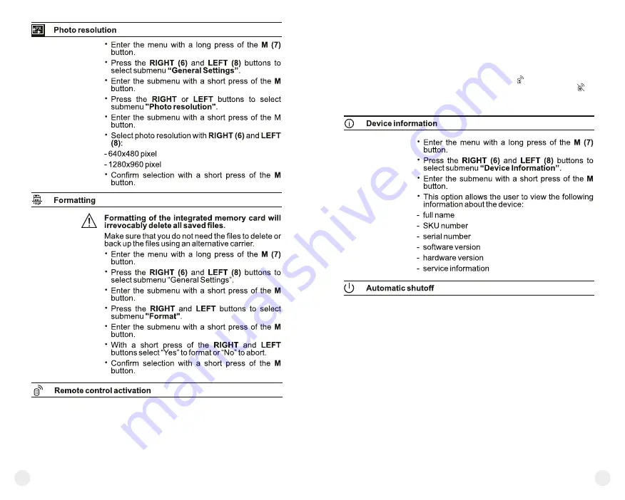 Pulsar Forward FN135 Instruction Manual Download Page 11