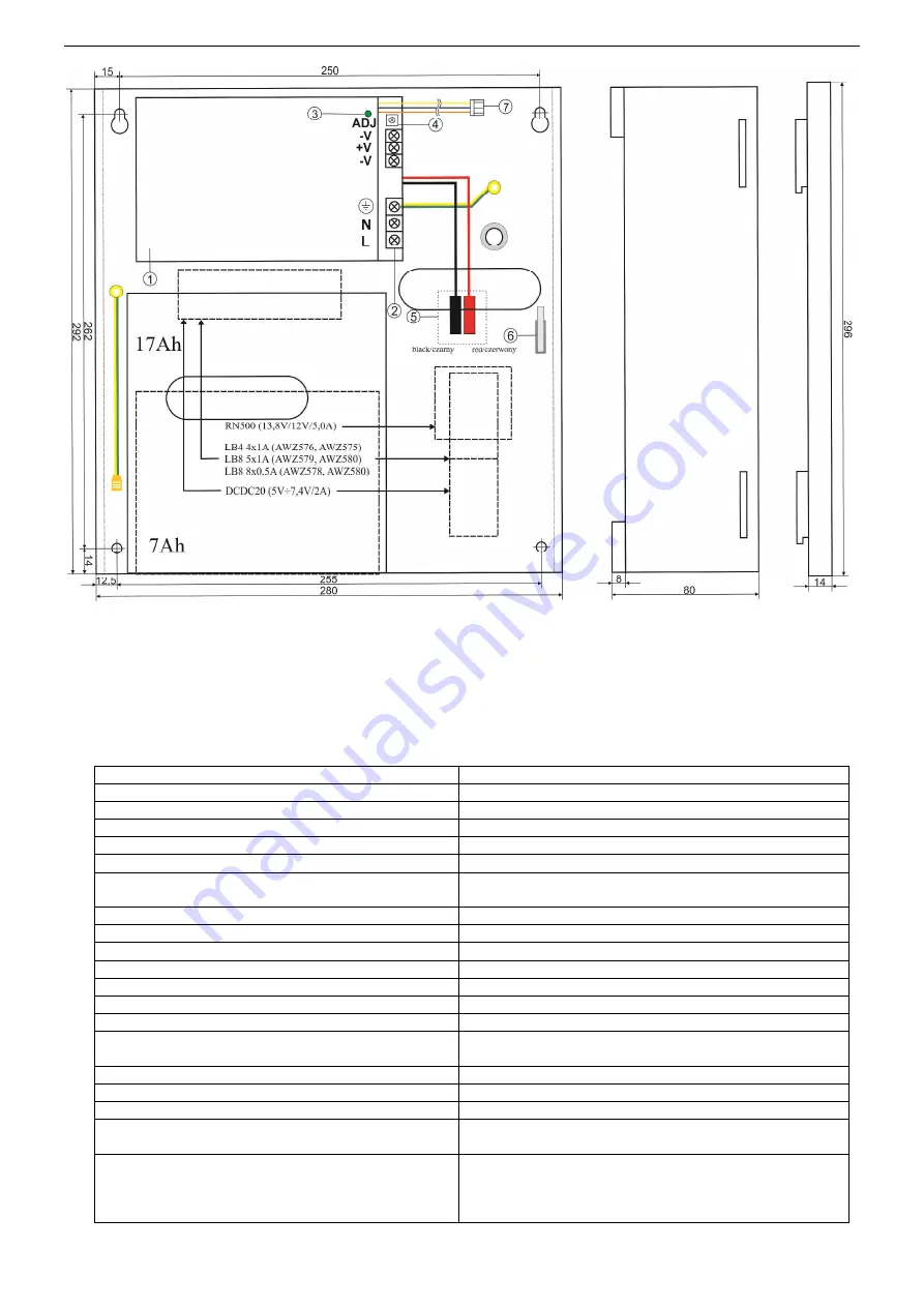 Pulsar HPSB 5512C Manual Download Page 4