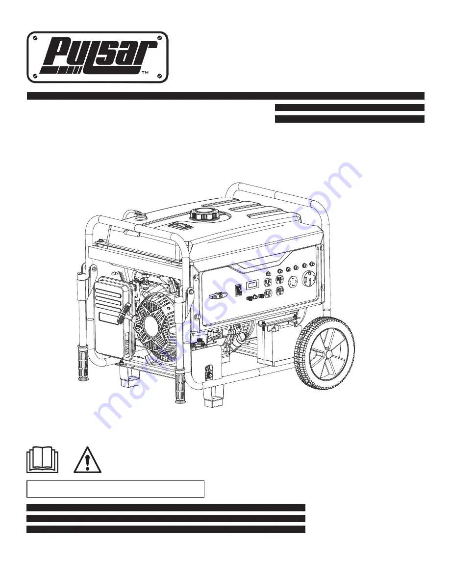 Pulsar PG12000B Operator'S Manual Download Page 1