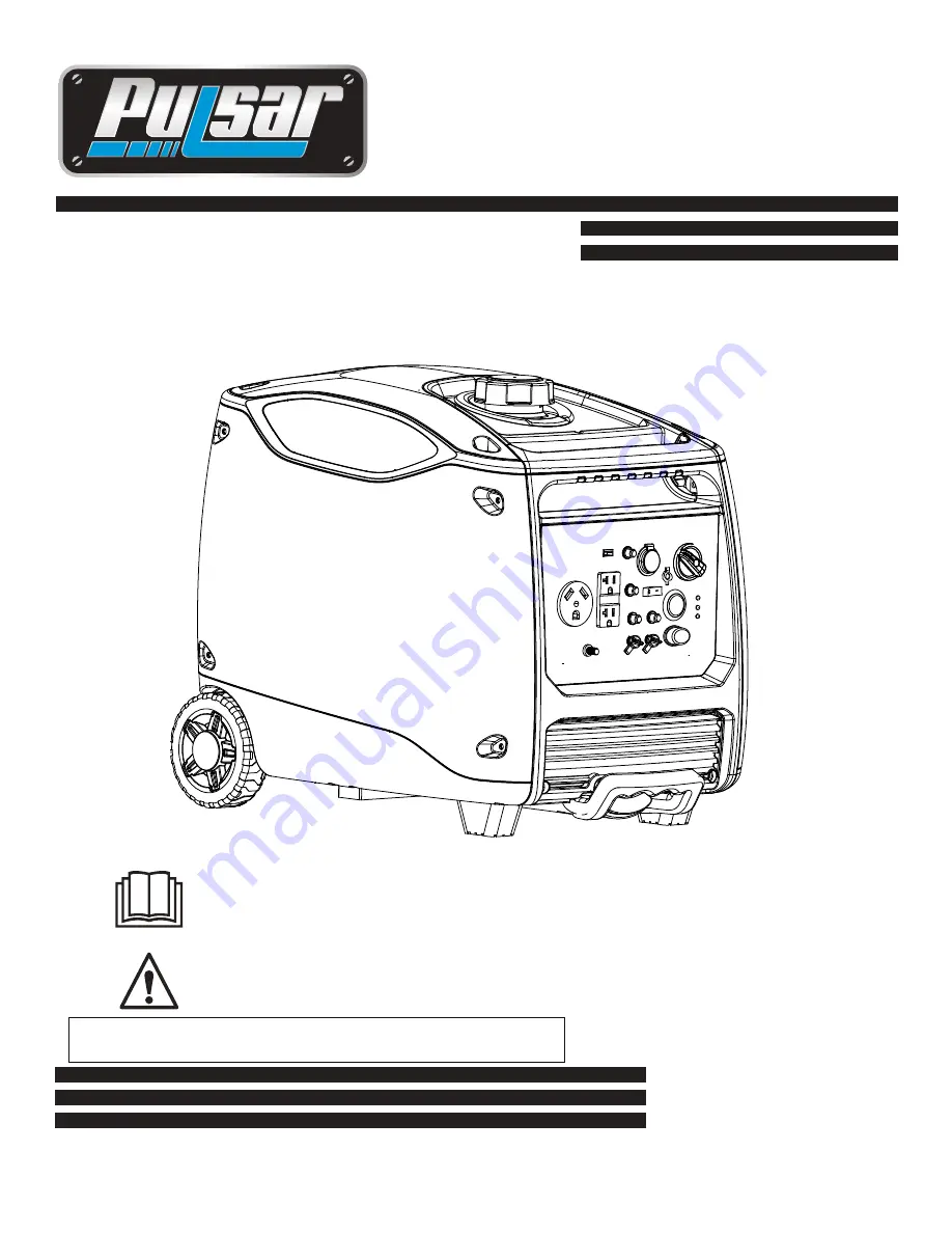 Pulsar PG4500iSR Operator'S Manual Download Page 1