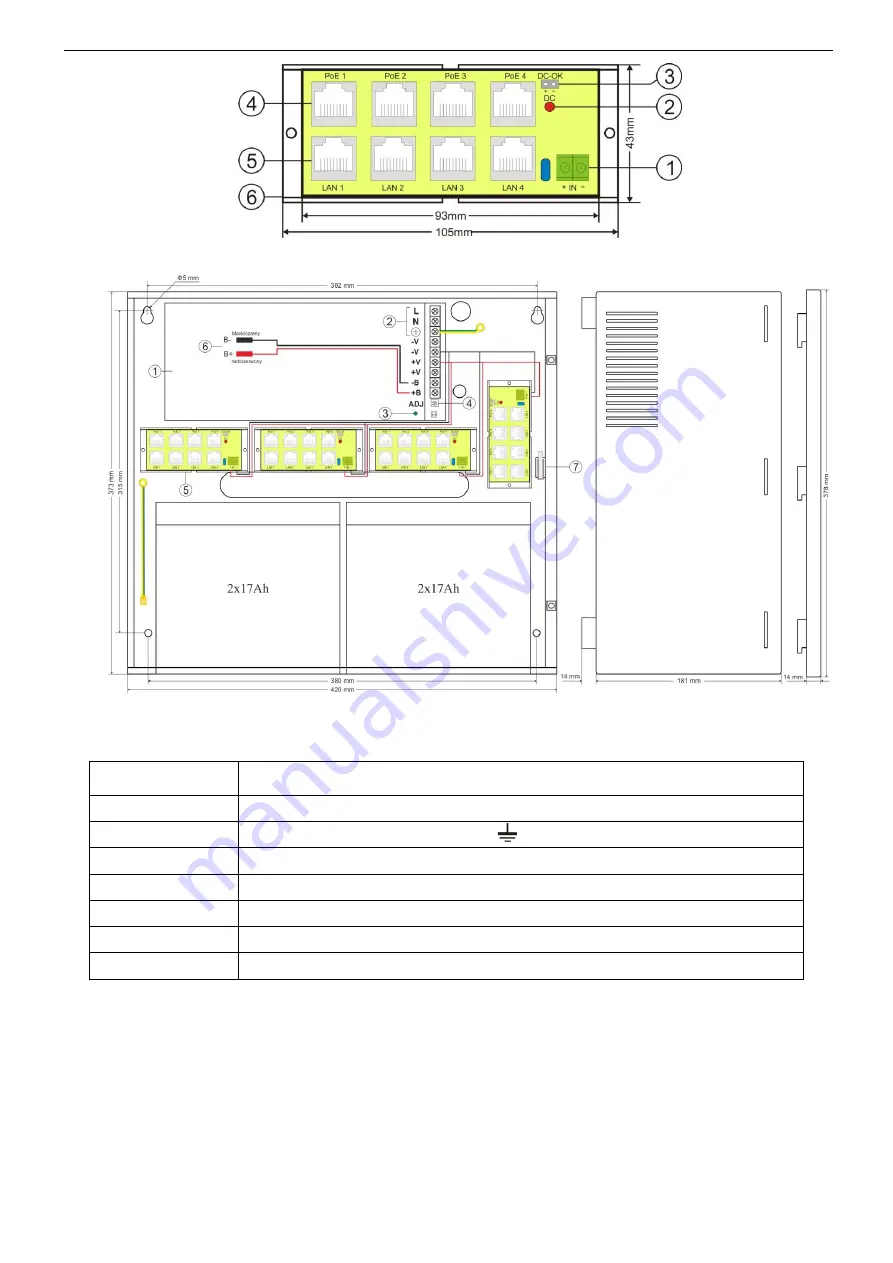 Pulsar POE1648C Manual Download Page 4