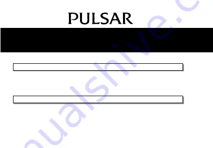 Pulsar V653 Manual Download Page 1