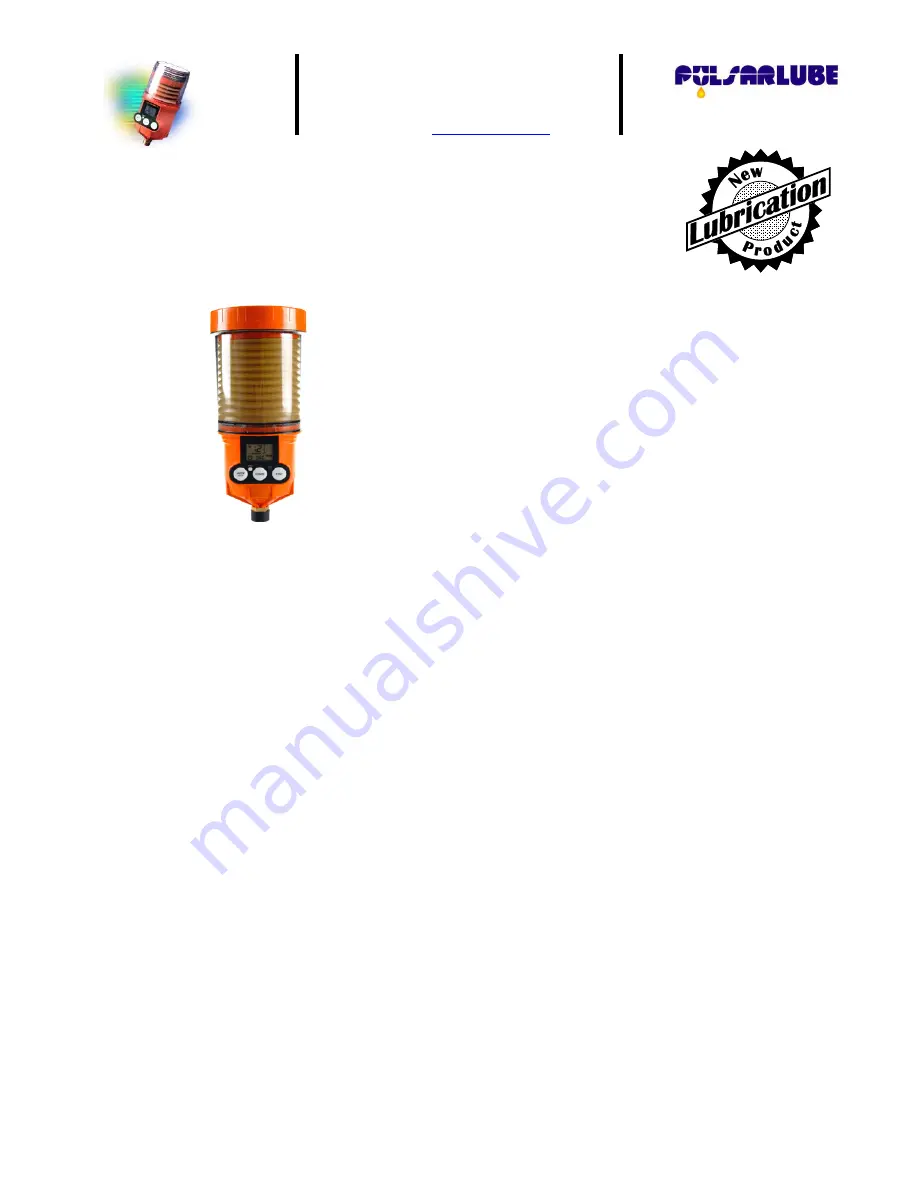 Pulsarlube ML 500cc Quick Start Manual Download Page 1