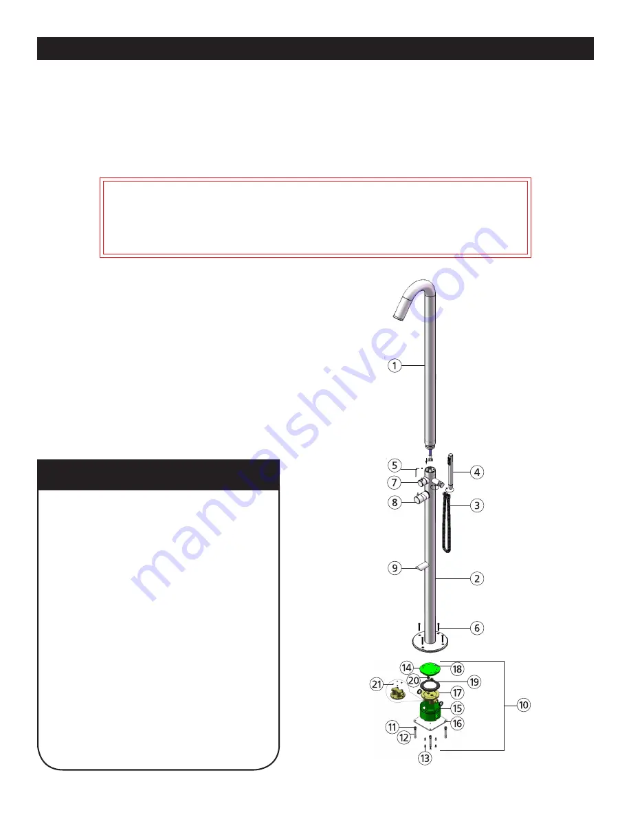 Pulse Shower Spas 1055-SSB Owner'S Manual Download Page 2