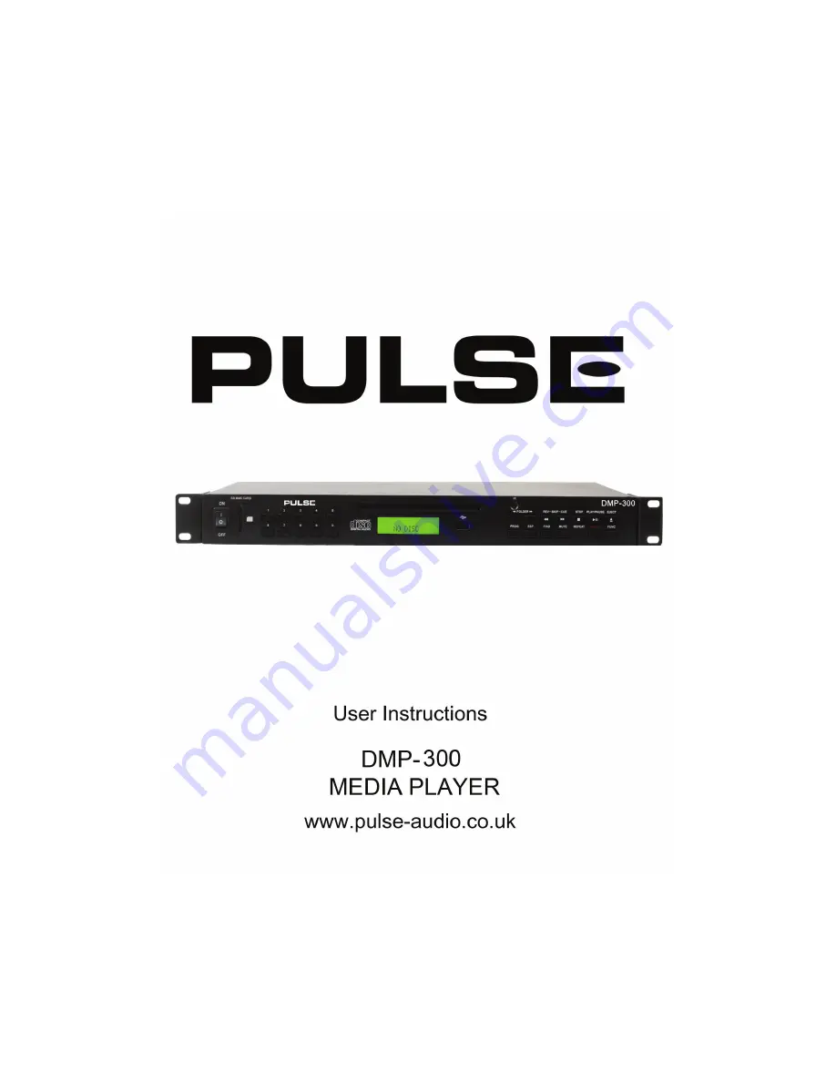 Pulse DMP-300 User Instructions Download Page 1