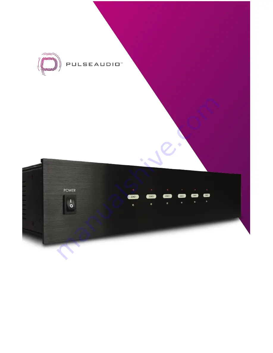 PulseAudio PA66AMP User Manual Download Page 1