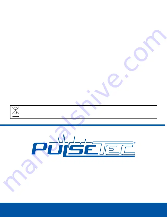 PulseTec ULTIMA 400 DUO Instruction Manual Download Page 40