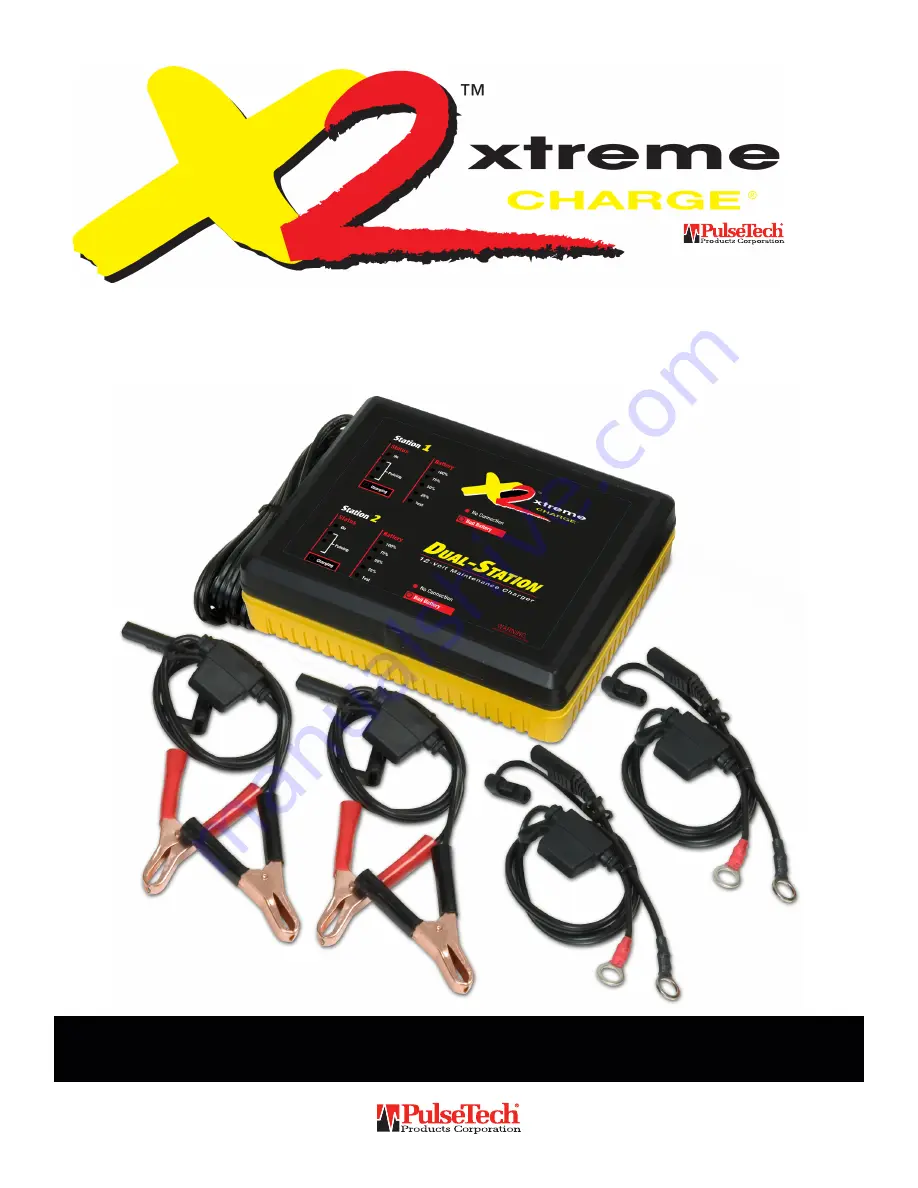 PulseTech X2 xtreme charge Скачать руководство пользователя страница 1