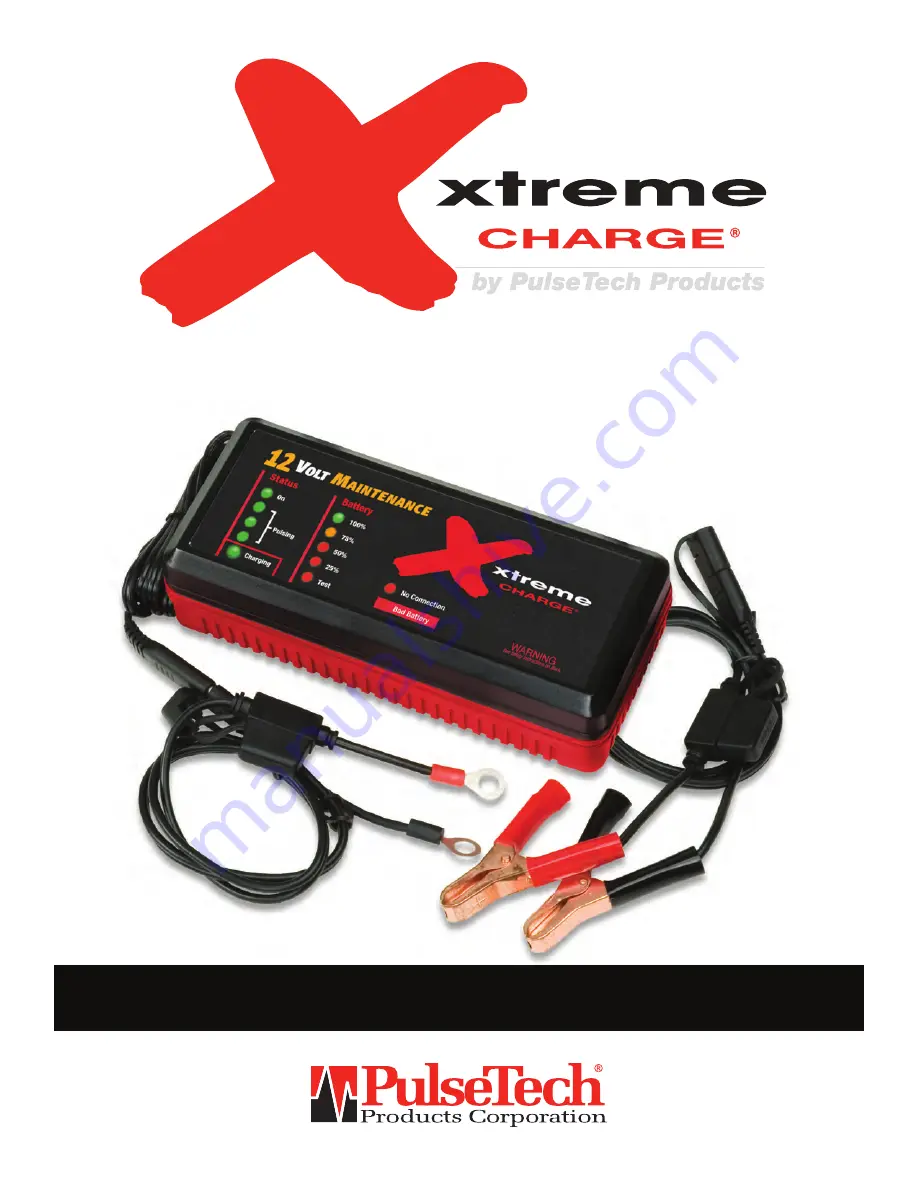 PulseTech XtremeCharge XC100-P Скачать руководство пользователя страница 1