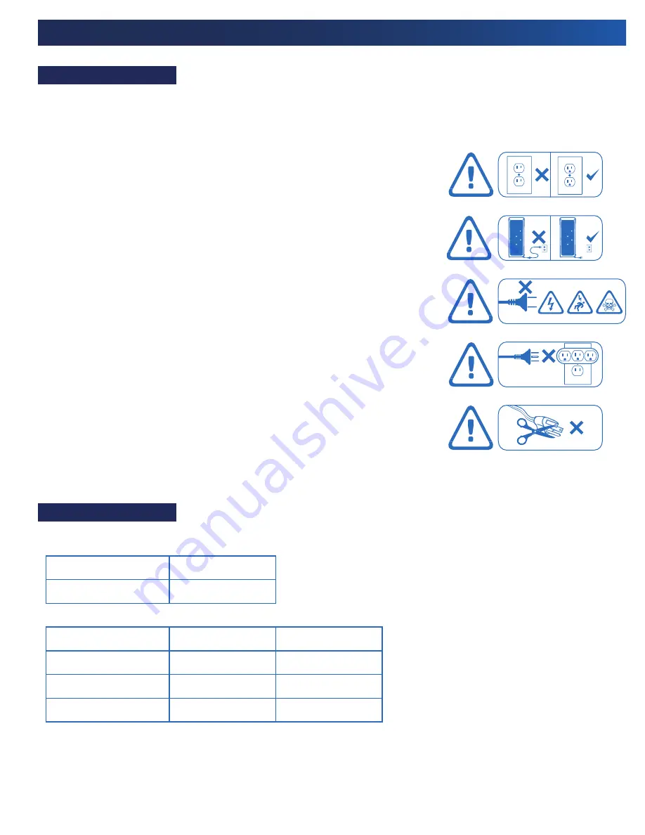 PUR P1QC7506BLS Owner'S Manual Download Page 3