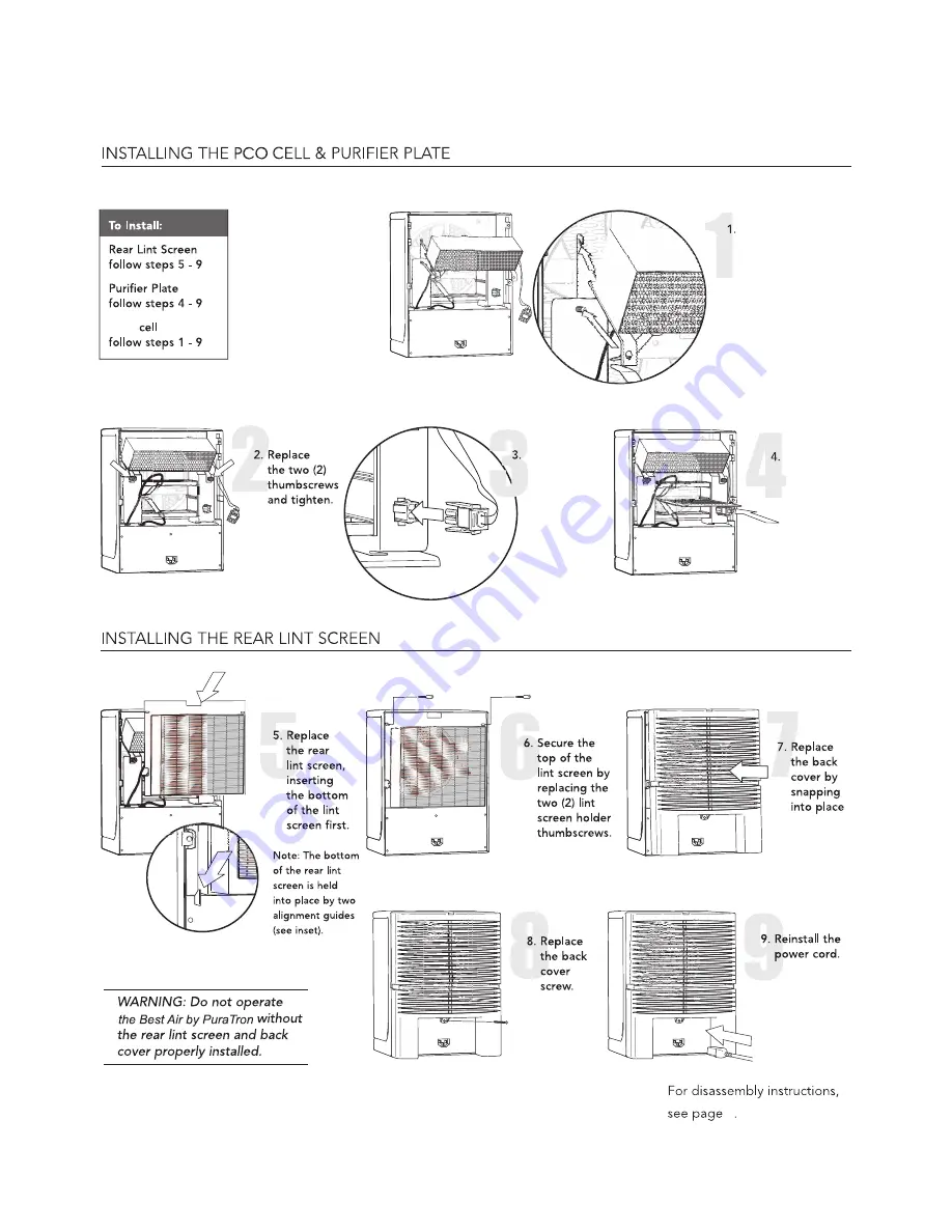 PurATron Best Air Owner'S Manual Download Page 8