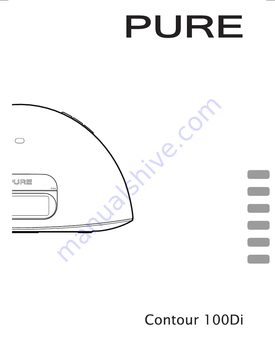 Pure Acoustics Contour 100Di Скачать руководство пользователя страница 1