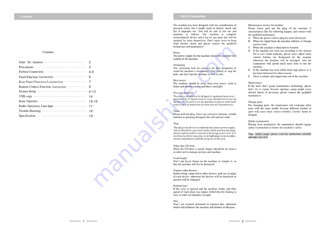 Pure Acoustics PU-50 User Manual Download Page 2