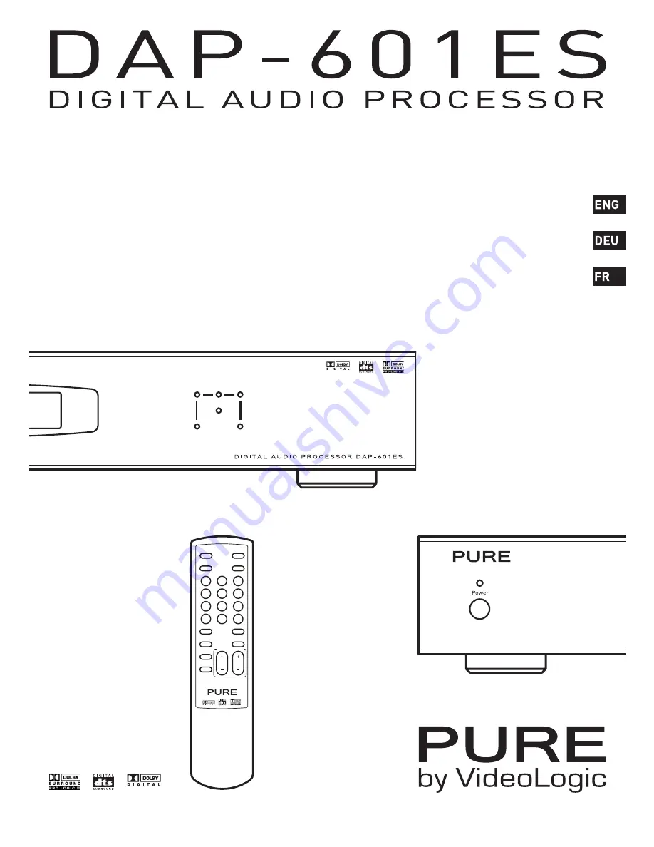 PURE DAP-601ES Owner'S Manual Download Page 1