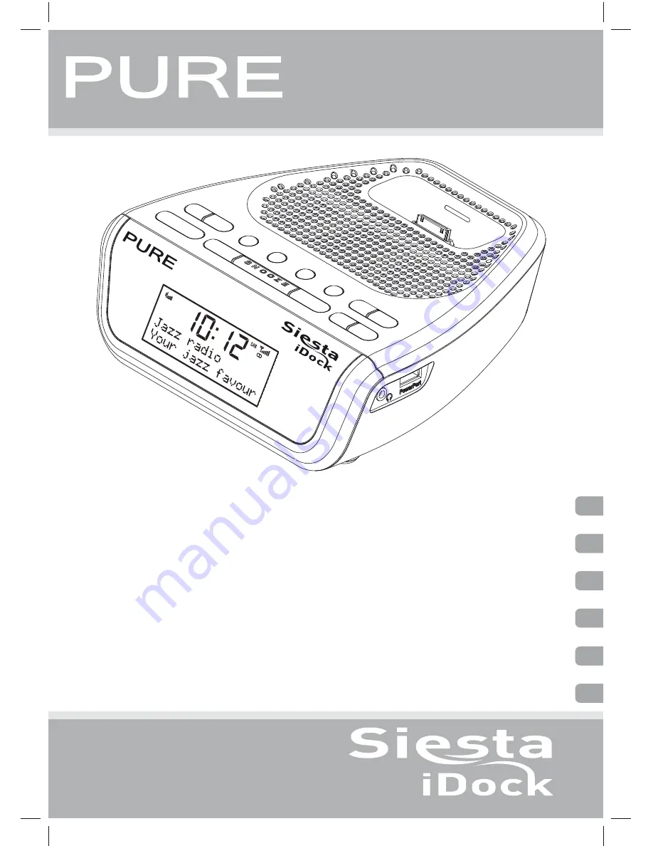 PURE SIESTA iDock Owner'S Manual Download Page 1