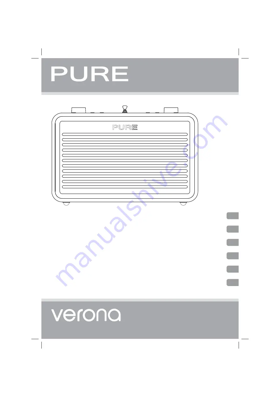 PURE verona Owner'S Manual Download Page 1