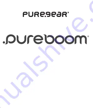 PUREGEAR PUREBOOM Скачать руководство пользователя страница 1