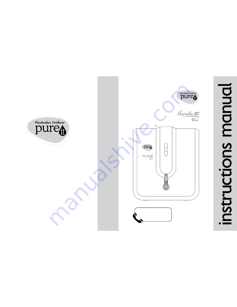 Pureit Marvella RO SLIM Instruction Manual Download Page 1