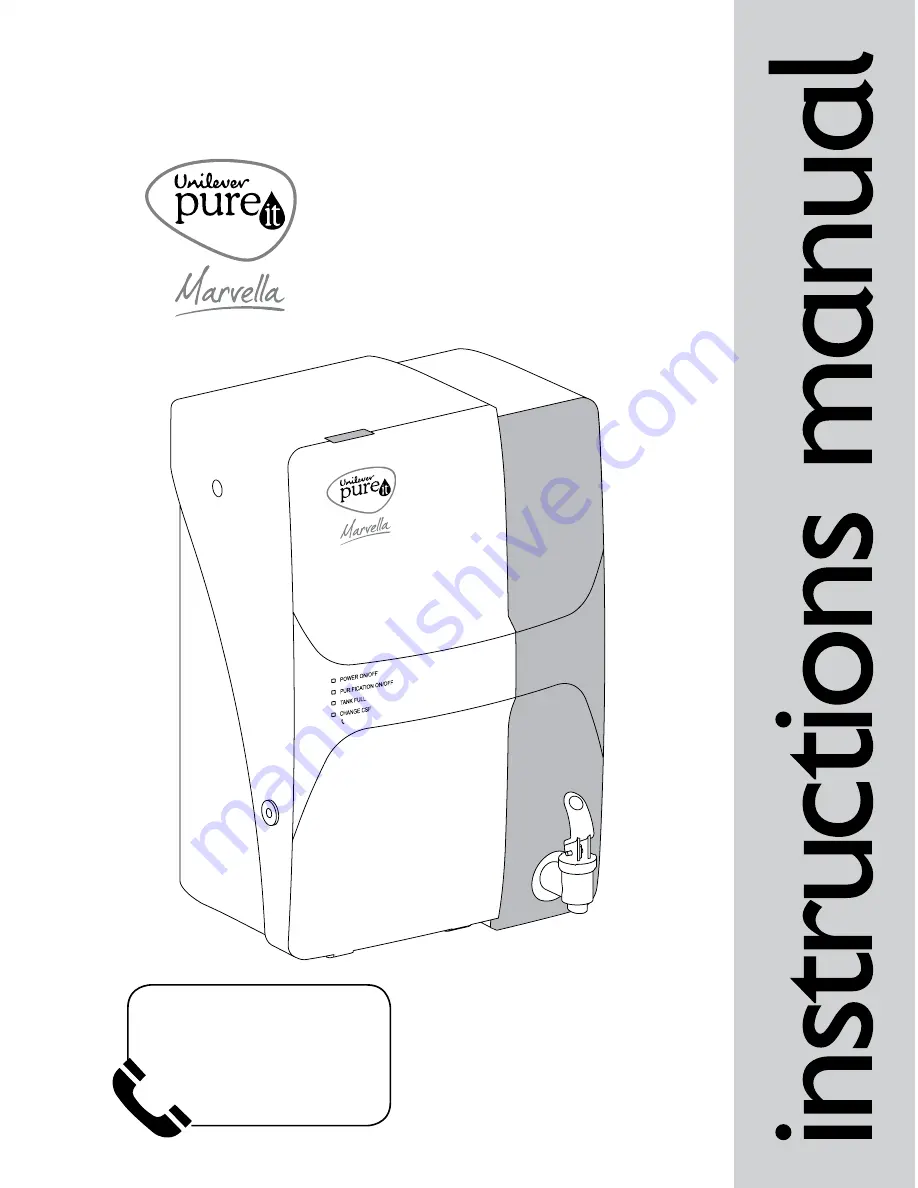 Pureit Marvella Instruction Manual Download Page 1