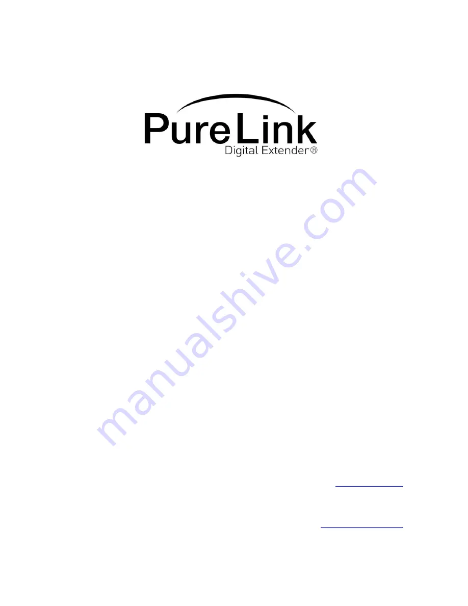 PureLink HRS50R Owner'S Manual Download Page 1