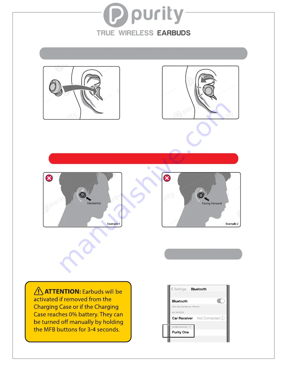 Purity UU000075 Quick Start Manual Download Page 1