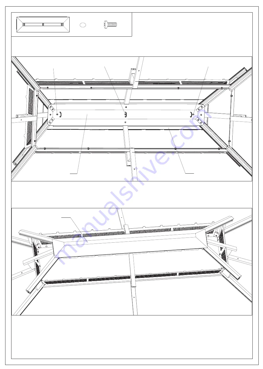 PURPLE LEAF HARDTOP GAZEBO WITH DOUBLE ROOF Скачать руководство пользователя страница 16