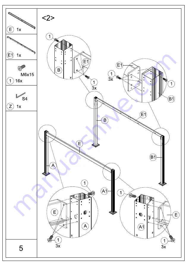 PURPLE LEAF ZYMHTG1013-TL Assembly Manual Download Page 7