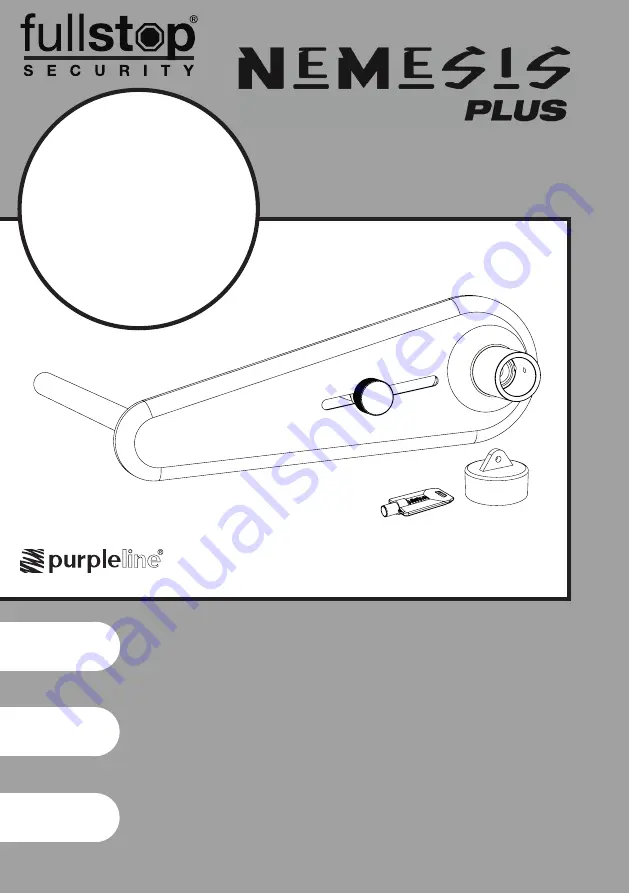 Purple Line FullStop Nemesis Plus Installation Manual And User'S Manual Download Page 1