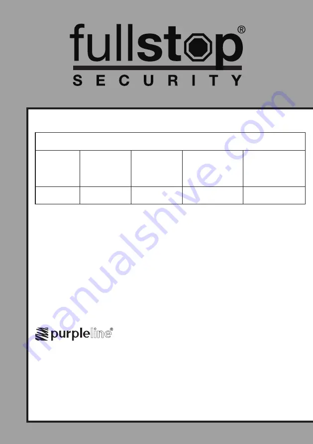 Purple Line SARACEN Installation Manual And User'S Manual Download Page 8