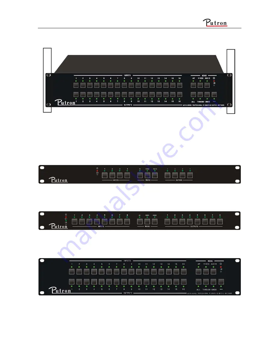 Putron Electronics MATRIX MCV128128A User Manual Download Page 7