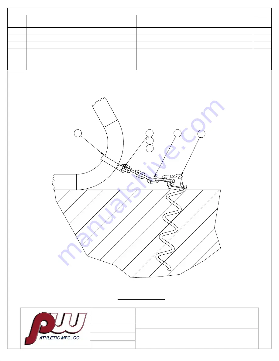 PW Athletic SPEC 2239-06A-06G Quick Start Manual Download Page 5