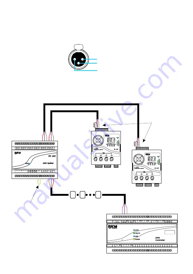 PXM DMX Splitter Скачать руководство пользователя страница 4