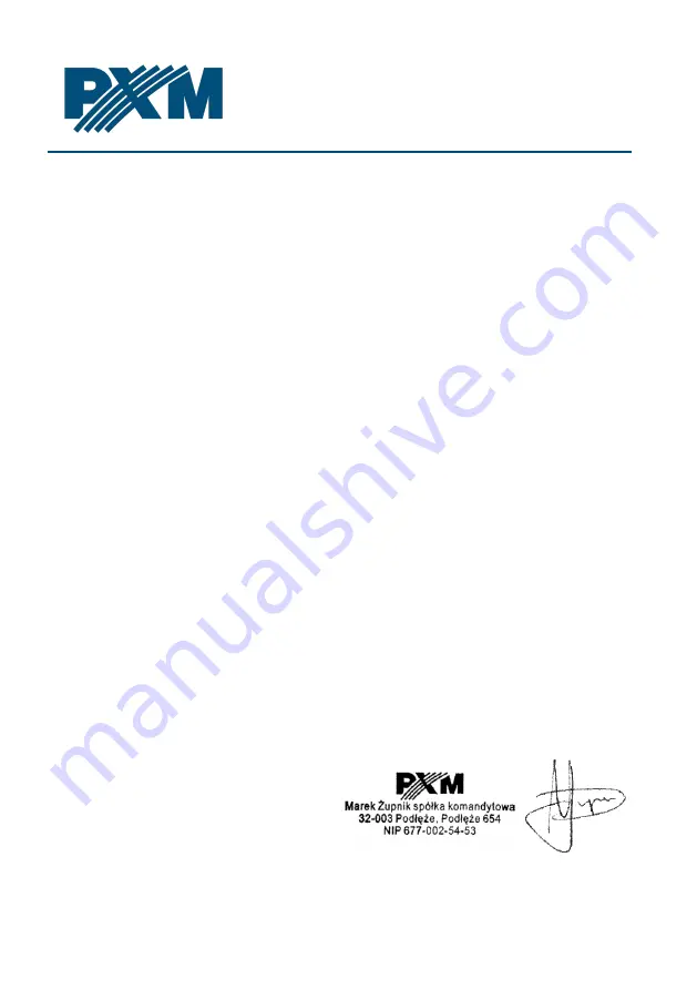 PXM Splitter DMX 1/6 User Manual Download Page 8