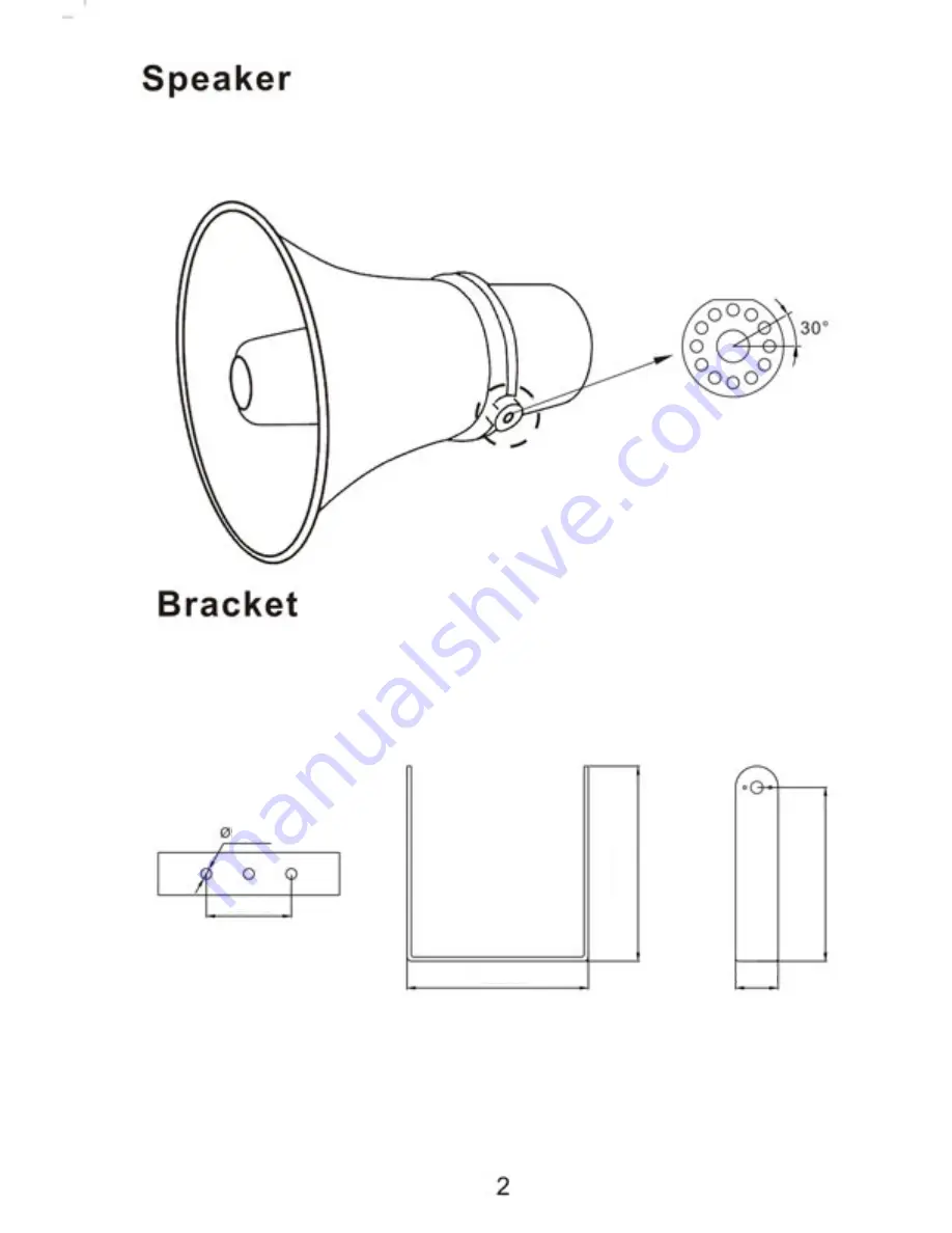 PYLE Audio PHSP101T Скачать руководство пользователя страница 2