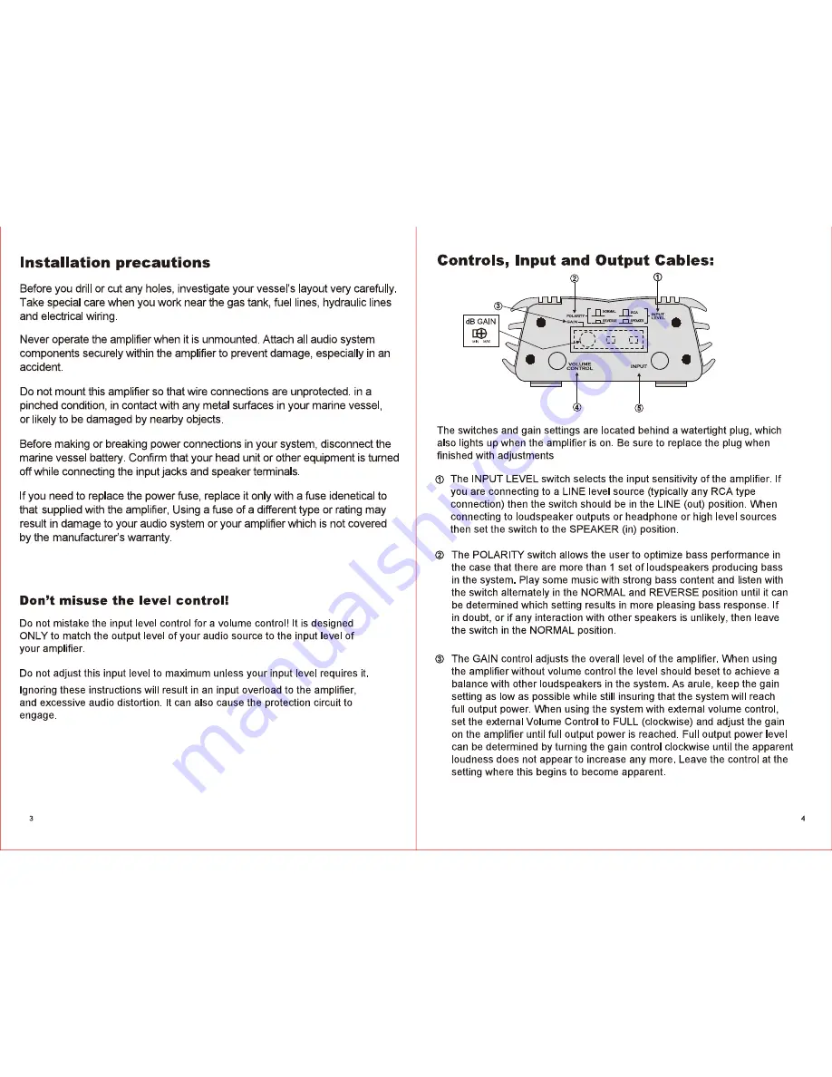 PYLE Audio PLMRKT2A Скачать руководство пользователя страница 4