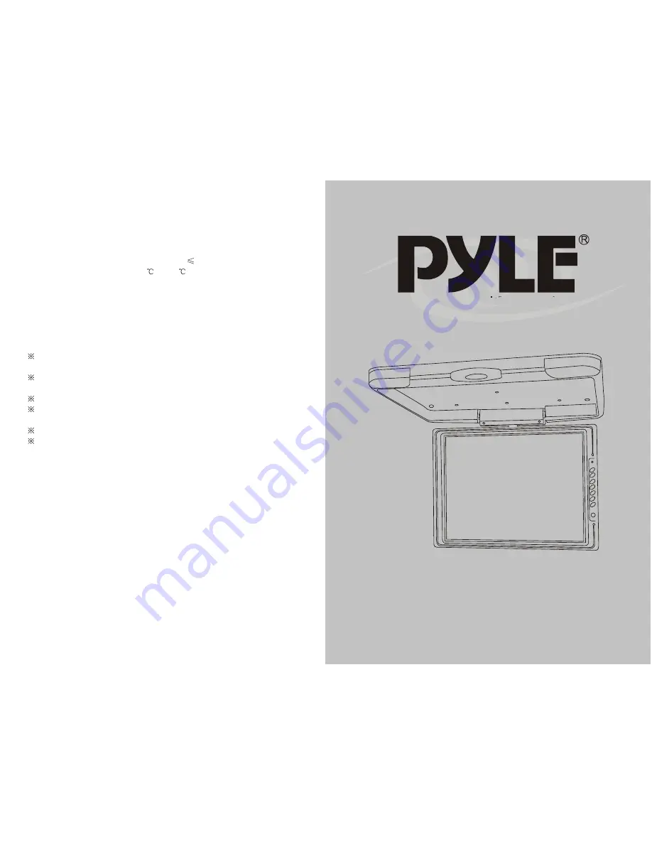 PYLE Audio PLVW1342 Instruction Manual Download Page 1