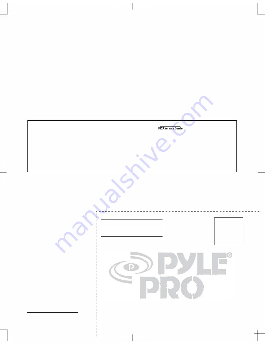 Pyle Pro 4 CHANNEL PROFESSIONAL MIXER PYD2400U User Manual Download Page 7