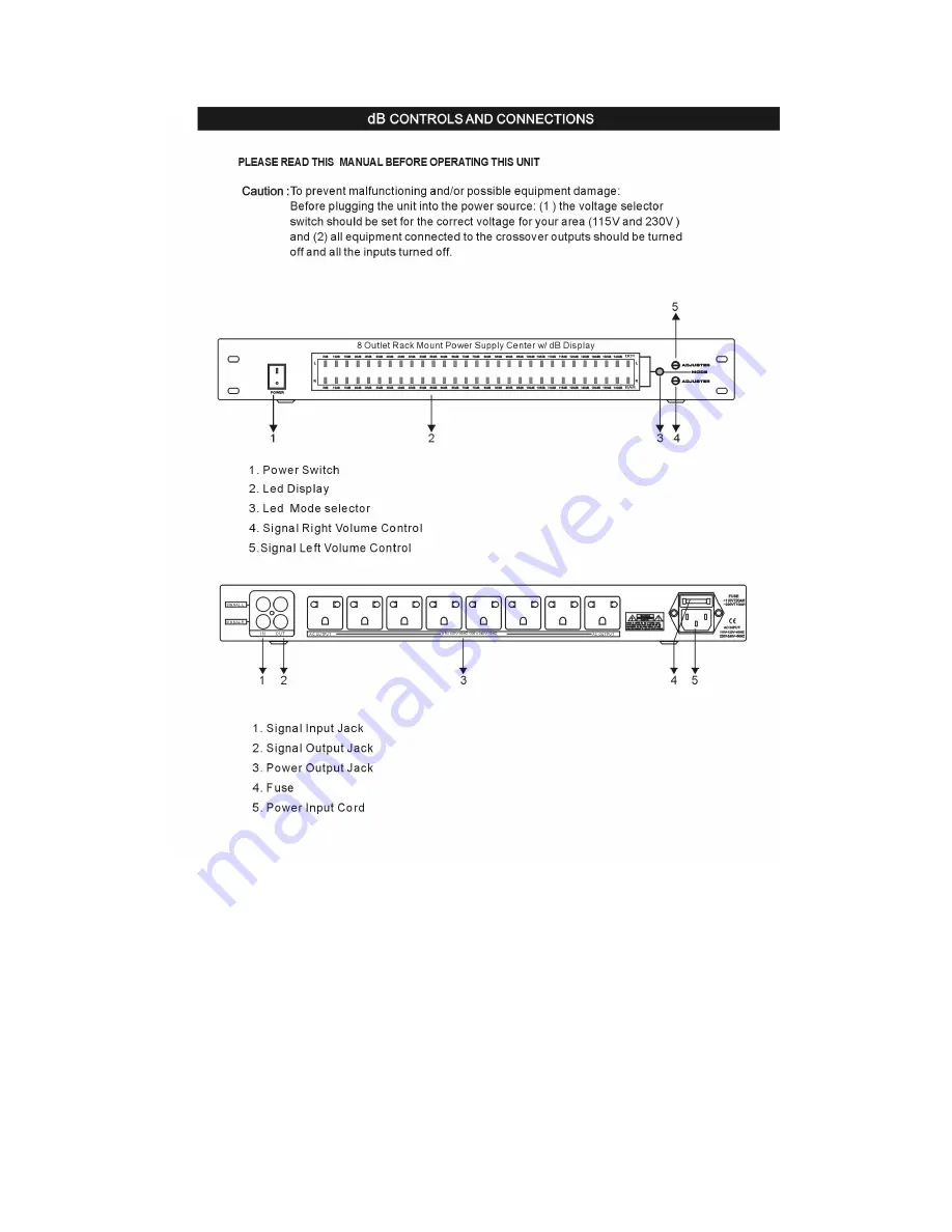 Pyle Pro PDBC60 Owner'S Manual Download Page 3