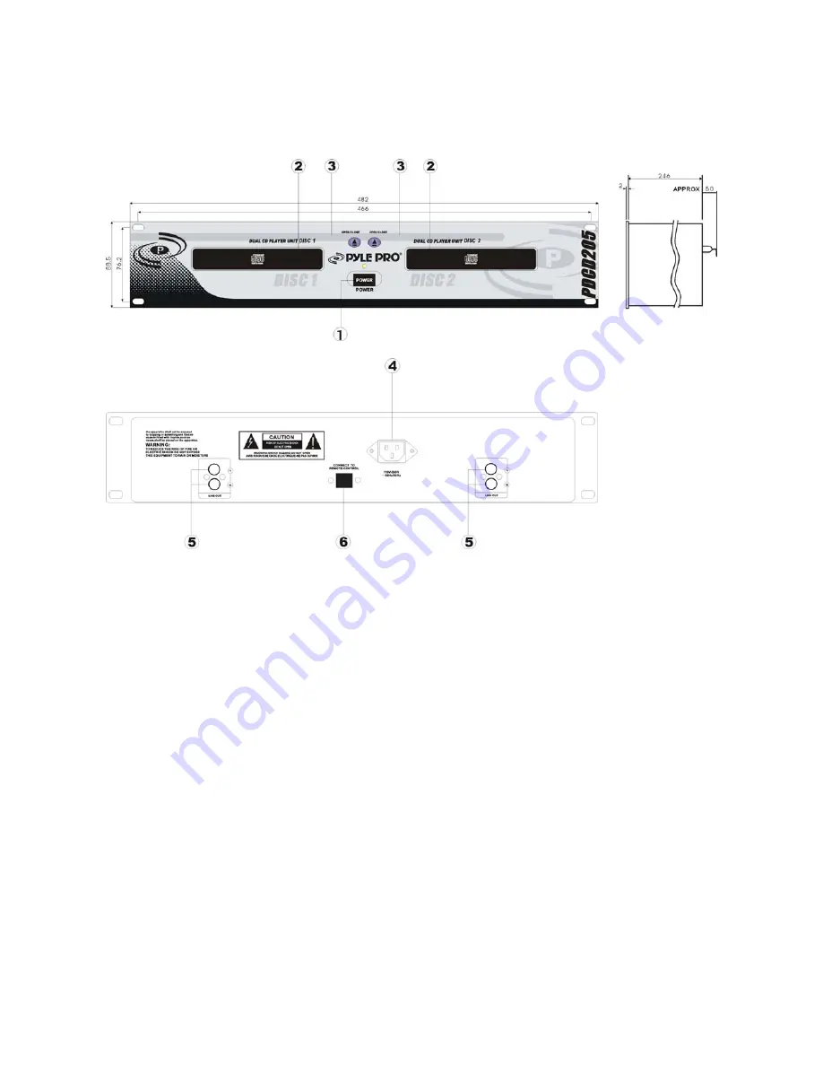 Pyle Pro PDCD205 Instruction Manual Download Page 4