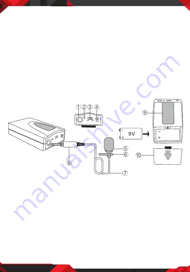 Pyle Pro PDWM2800 Скачать руководство пользователя страница 6