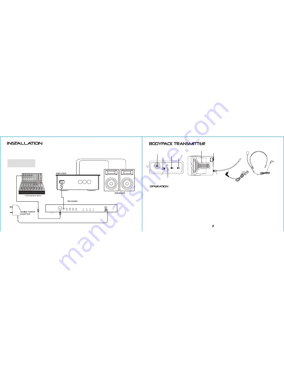 Pyle Pro PDWM4400 Operation Manual Download Page 4