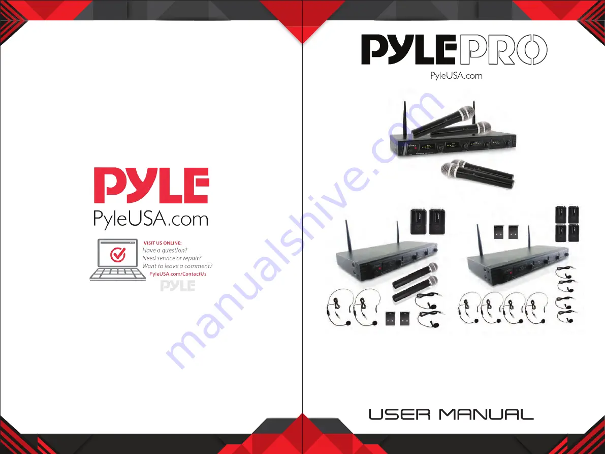 Pyle Pro PDWM4520 Скачать руководство пользователя страница 1