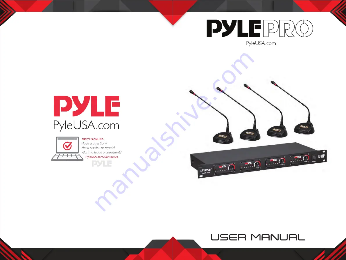 Pyle Pro PDWM4650 Скачать руководство пользователя страница 1