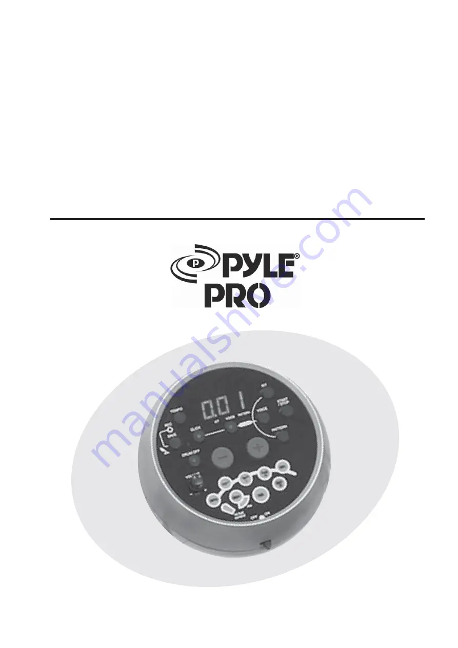 Pyle Pro PED06 Скачать руководство пользователя страница 1