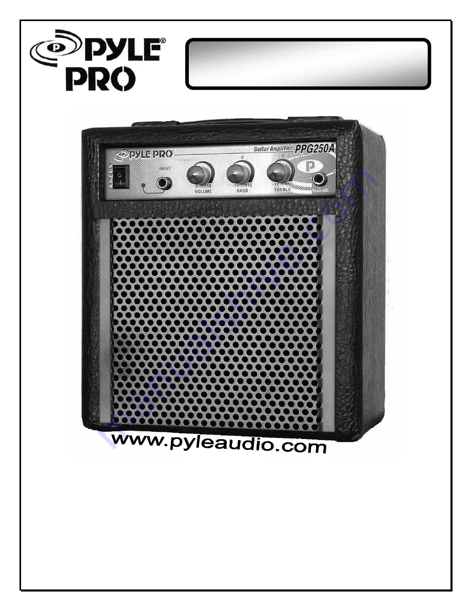 Pyle Pro PPG250A Owner'S Manual Download Page 1