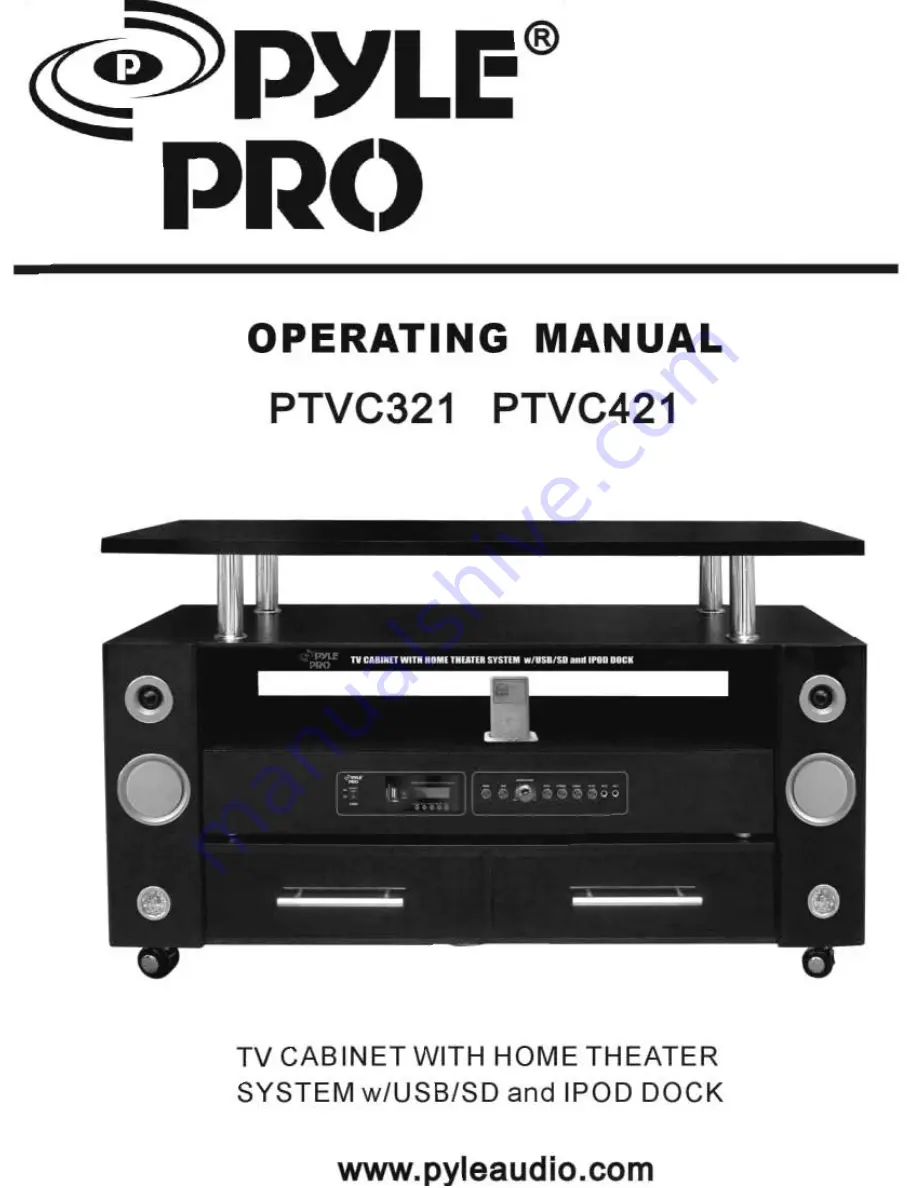 Pyle Pro PTVC321 Operating Manual Download Page 1