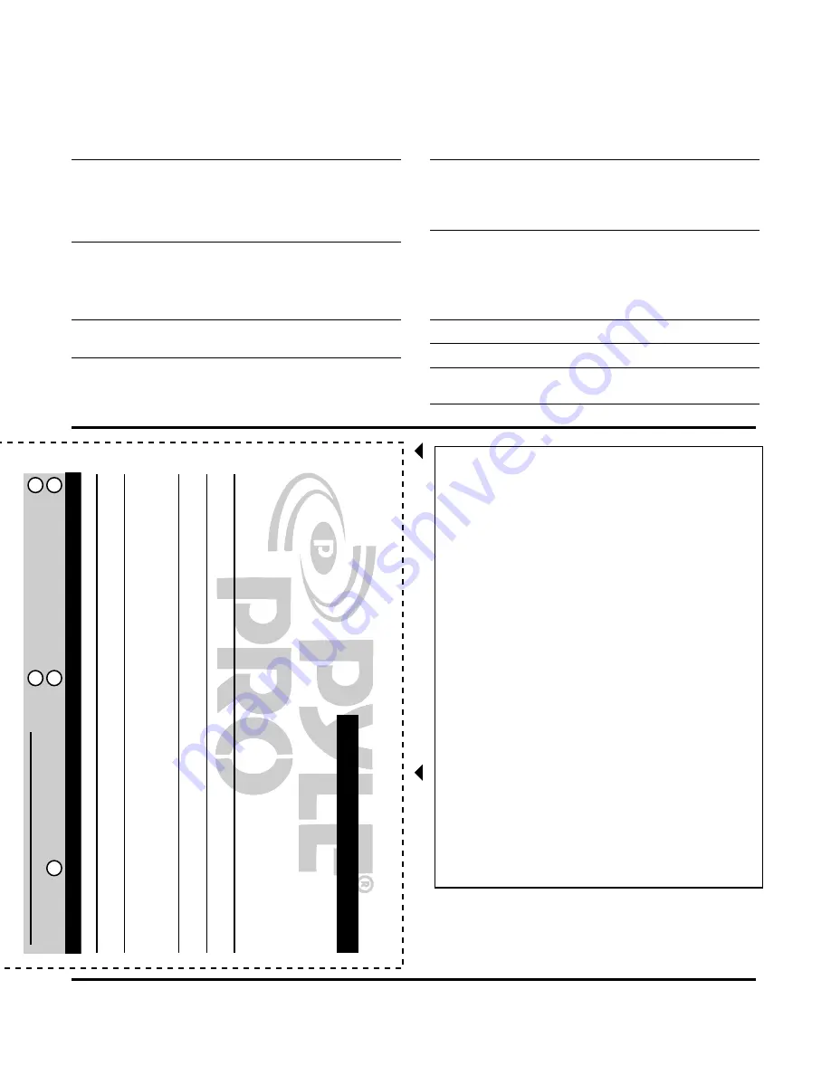 Pyle Pro PYD-1002 Owner'S Manual Download Page 15